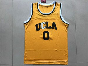 Maillot De Basket NCAA University of California at Los Angeles Russell Westbrook 0 Jaune